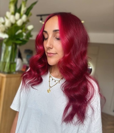 red-hair-colour-at-ventura-hairdressers-chandlers-ford-southampton